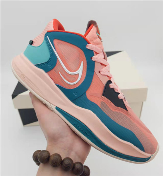 Men's Running Weapon Kyrie Irving 5 Blue/Pink Shoes 031
